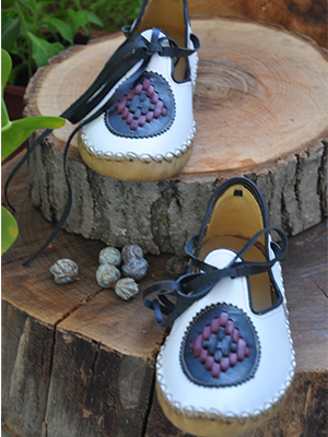 Lace-Up Boots White