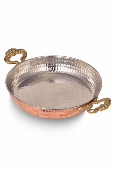 Bakır Tava - No 3 ( 18 Cm) - 1