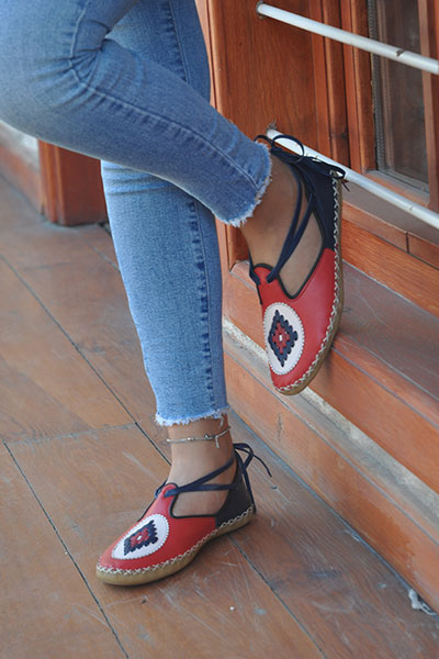 Leather Babette Yemeni Laced - 4