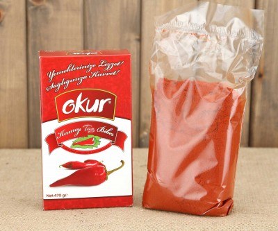 Kahramanmaraş  Acı Toz  Biberi - Okur Biber 470 gr 