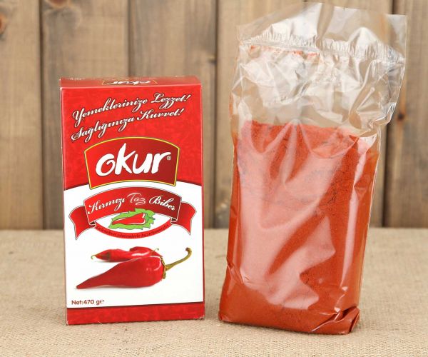 Kahramanmaraş  Acı Toz  Biberi - Okur Biber 470 gr - 1