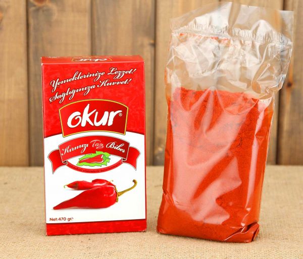 Kahramanmaraş Tatlı Toz Biberi -Okur Biber 470 gr - 1
