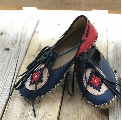 Front Navy Blue Back Red Female Yemeni 