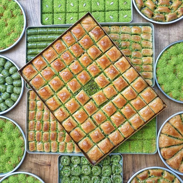Özel Kare Dilim Kuru Baklava (tepsili) - 3